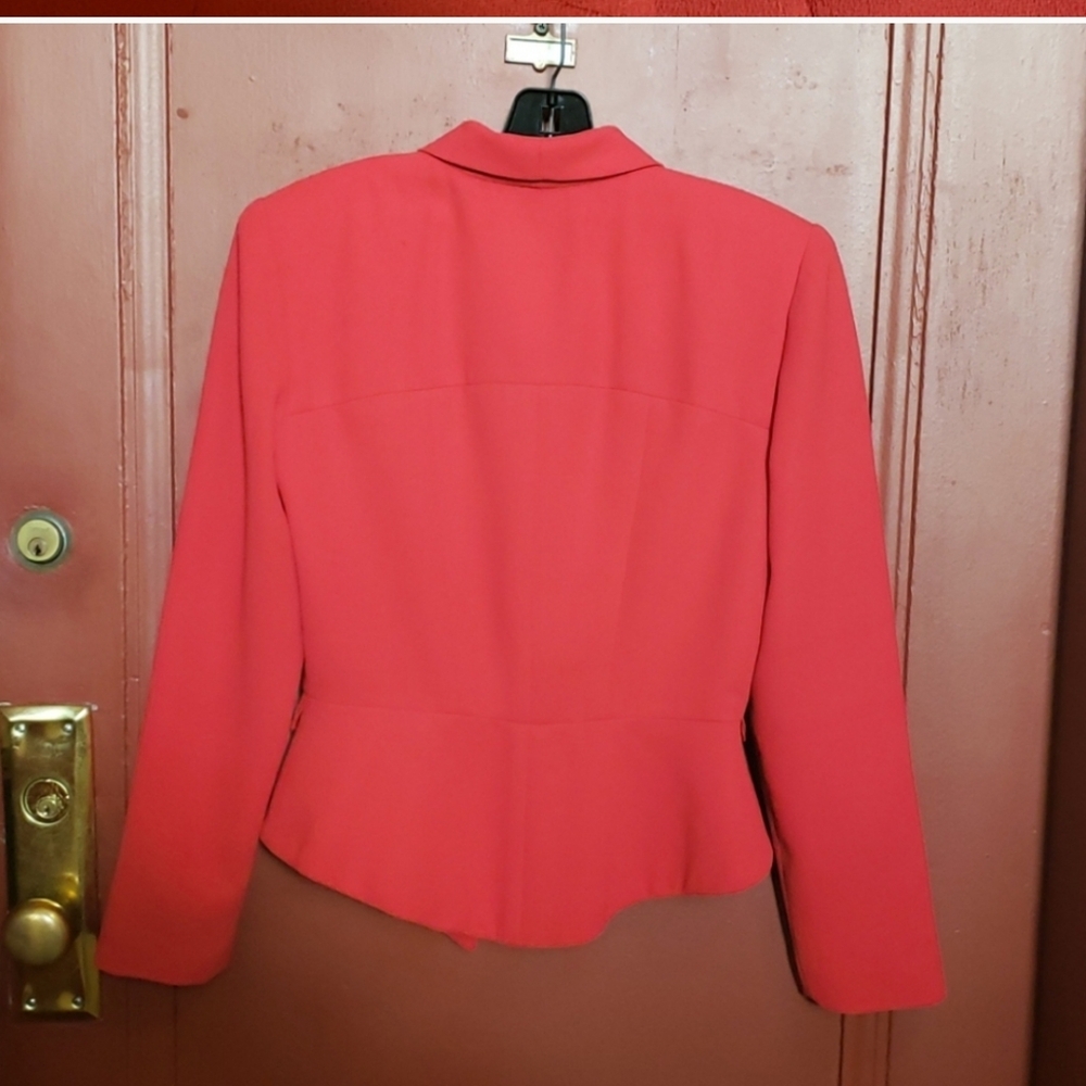 Cache Longsleeve Button Down Red Blazer/Cardigan … - image 7